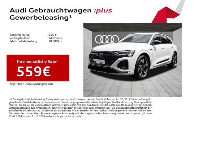 Audi Q8 e-tron 55 quattro S line Pano B&O HuD AHK