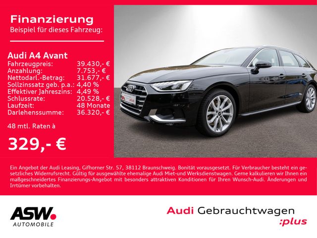 Audi A4 Avant Advanced 35TFSI Stroni Navi LED RFK ACC