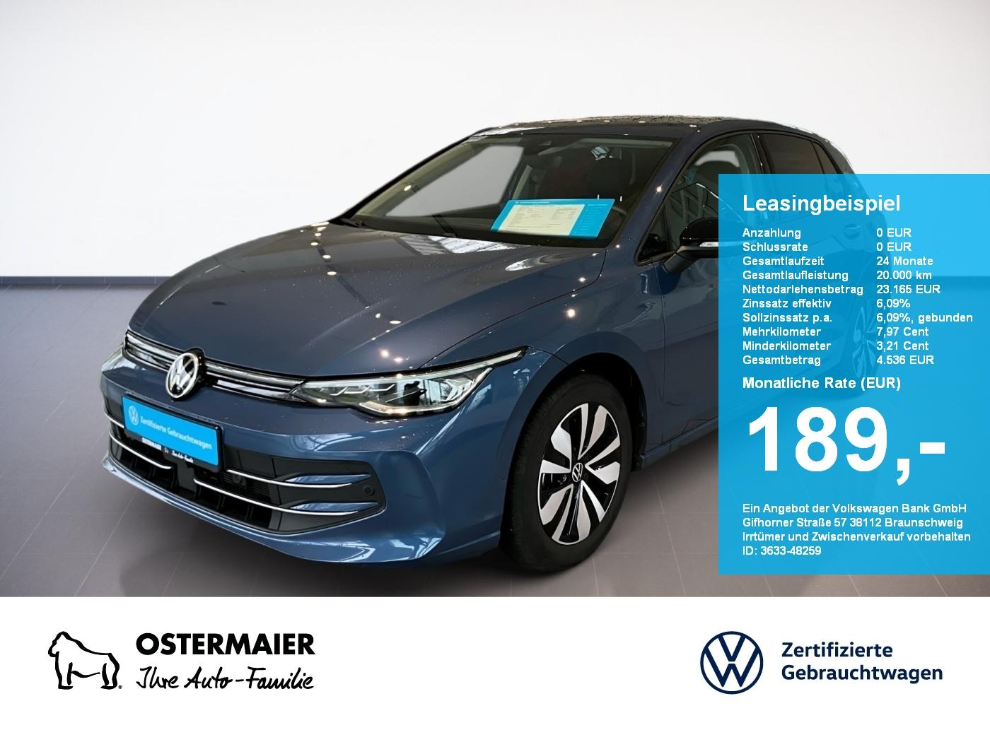 Volkswagen Golf VIII GOAL 1.5TSI 116PS ACC.AHK.NAVI+VC.2xPD