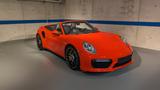 Porsche 991 Turbo S Cabrio, PORSCHE APPROVED, 2. Hand - Porsche: Orange