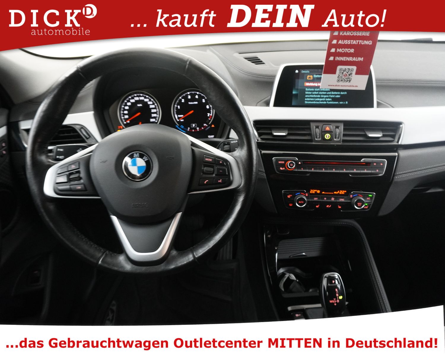 Fahrzeugabbildung BMW X2 sDr 18i DKG Advantag NAVI+LED+SHZ+PARK+TEMP+M