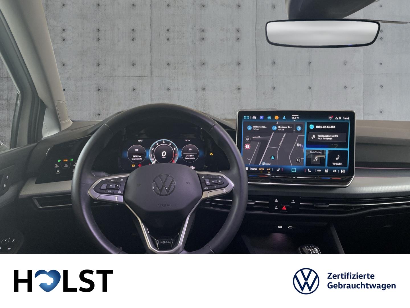 Volkswagen Golf VIII 1.5TSI GOAL GJR AHK LED LightAssist, миниатюра 8