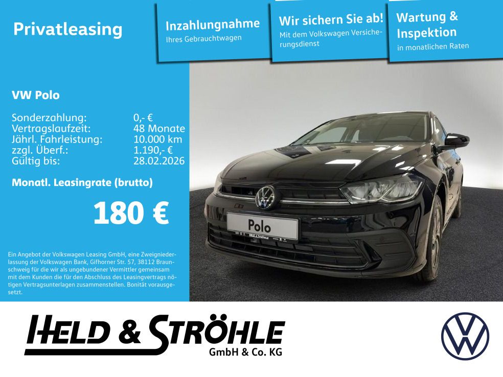Volkswagen Polo Life 1.0TSI SHZ Klima IQ-Drive Light-Assist