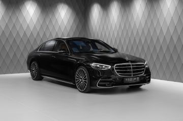 S 580 4M SEDAN BLACK/BROWN 21"EXCLUSIVE PACKAGE
