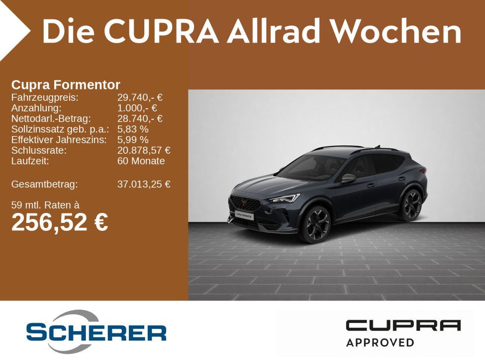 Cupra Formentor VZ 2.0 TSI DSG 4Drive LED NAVI SHZ EPH
