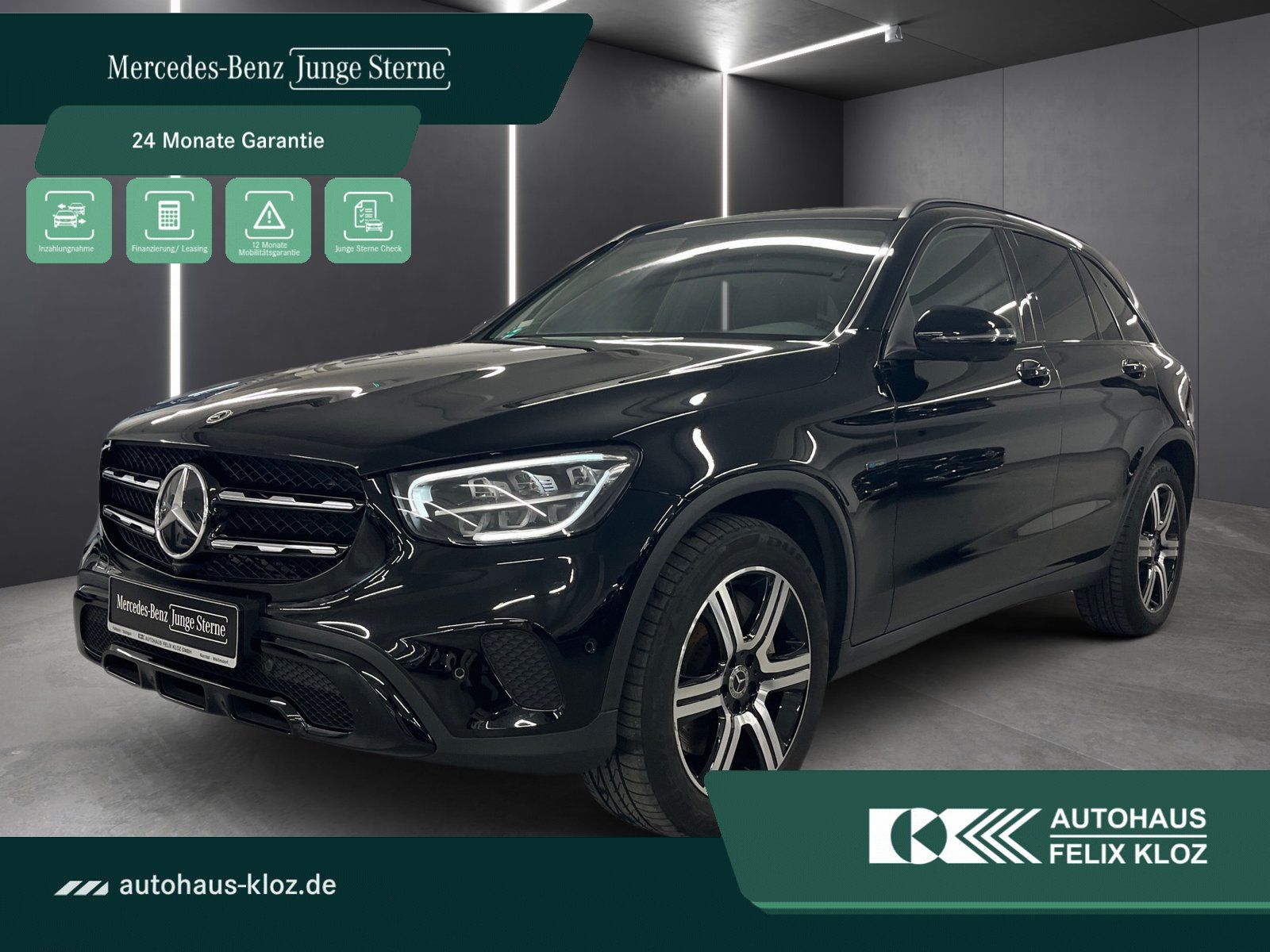 Fahrzeugabbildung Mercedes-Benz GLC 300 de 4M*360*Burm*Air-Body*LED*Night*Ambie*