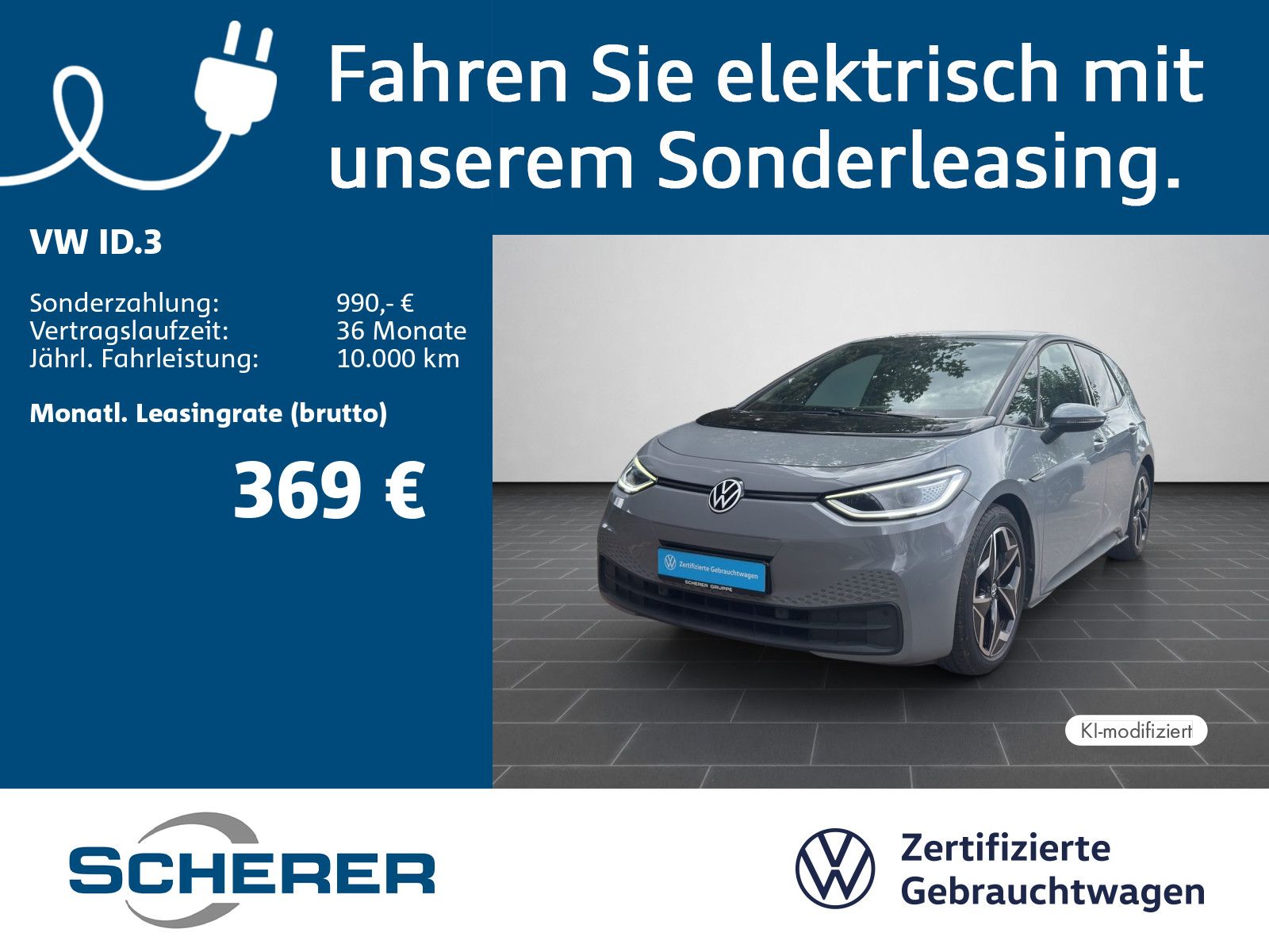Volkswagen ID.3 Pro electric SOH 92 % IQ.LIGHT NAVI REAR VI foto 1