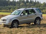 Mercedes-Benz ML 320  mit BRC Gasanlage 90 Litertank - gebrauchte Mercedes-Benz ML 320 aus dem Jahr 2002