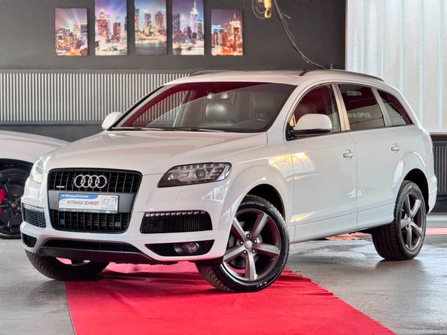 Audi Q7 3.0TDI 3x S Line 7 Sitze AHK Navi Leder BiXen