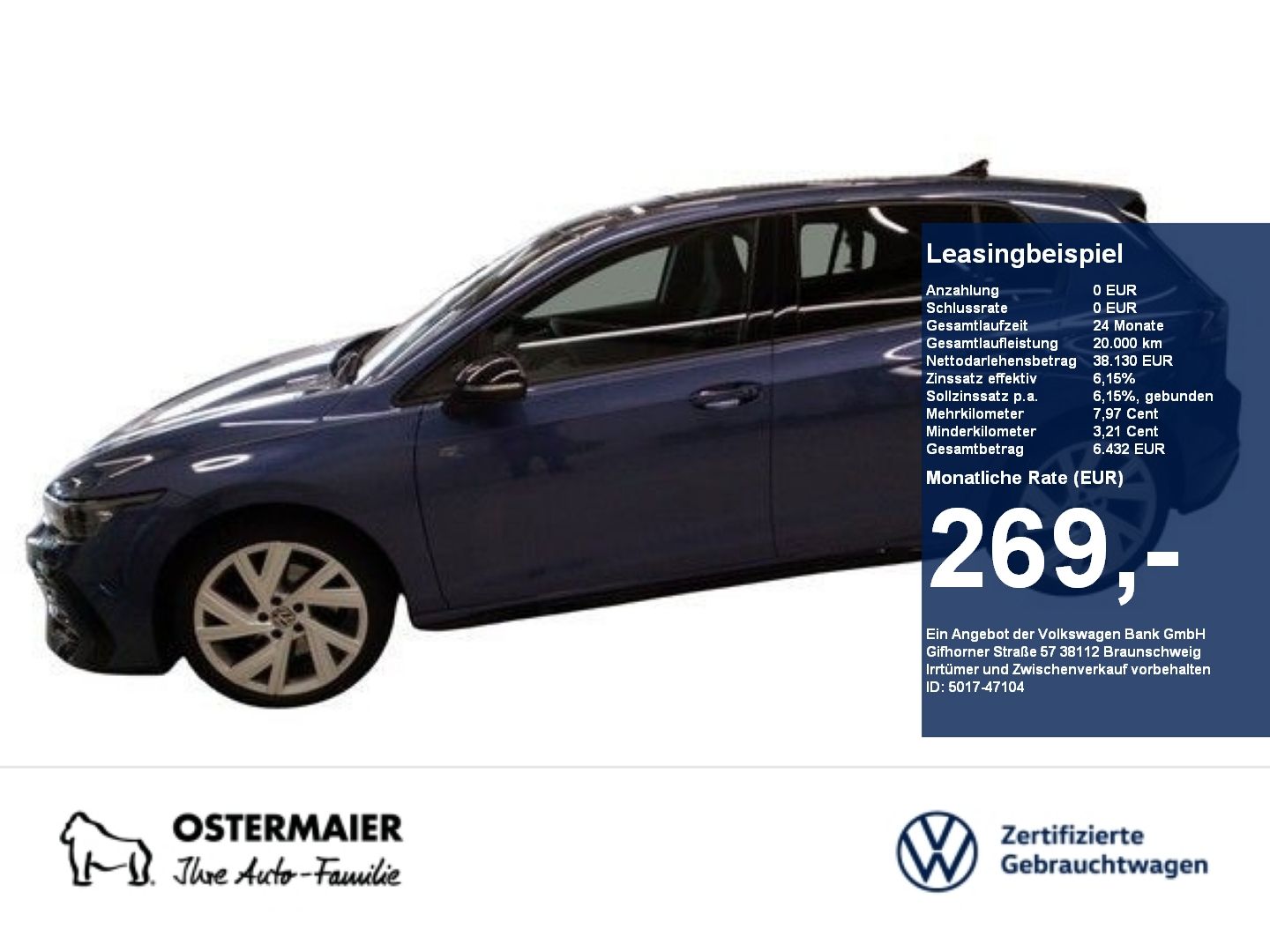 Volkswagen Golf VIII R-LINE BLACK STYLE 2.0TSI 204PS DSG 4M