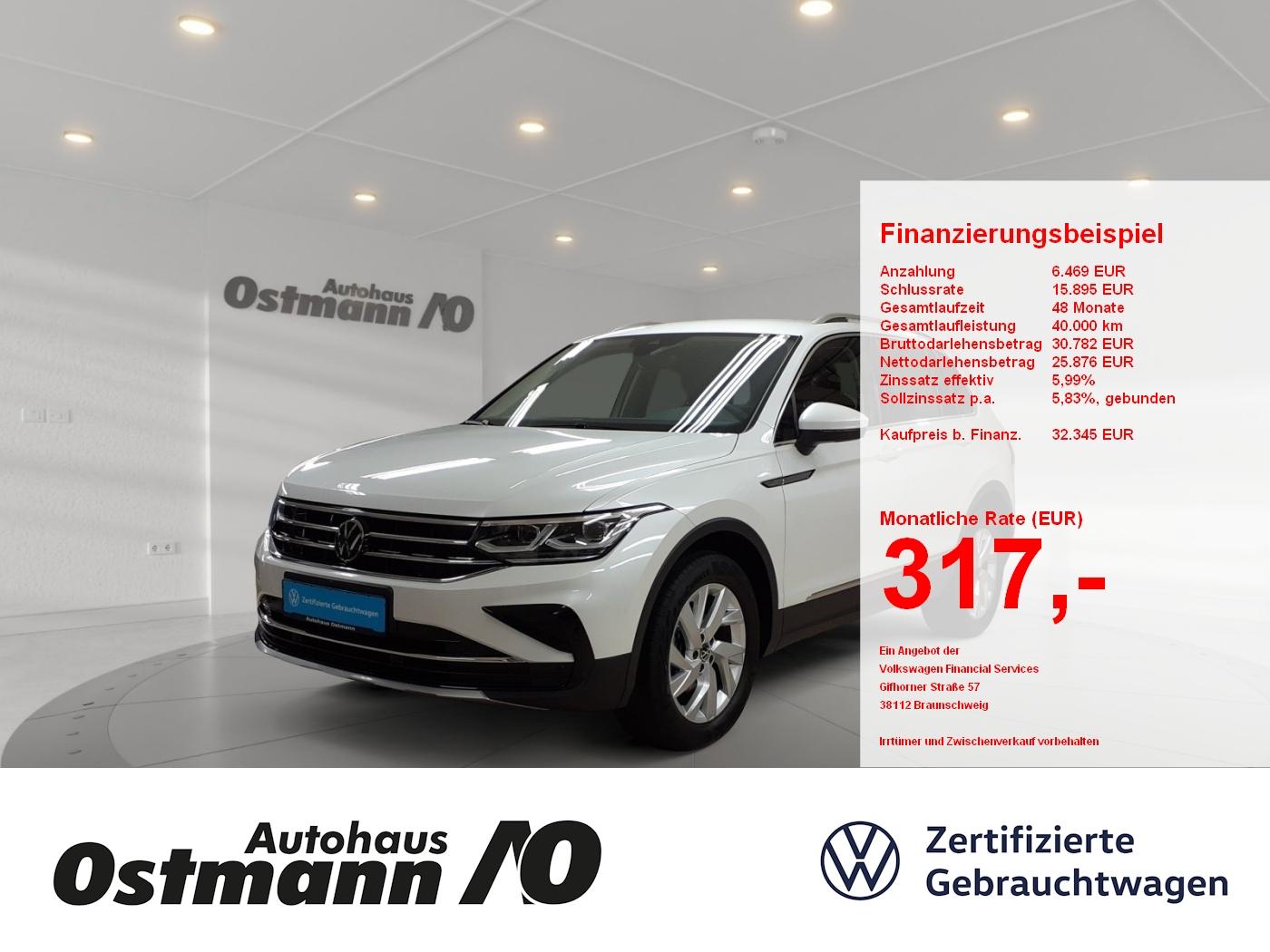 Volkswagen Tiguan 2.0TDI Elegance *Navi*LED*Sitzheizung*