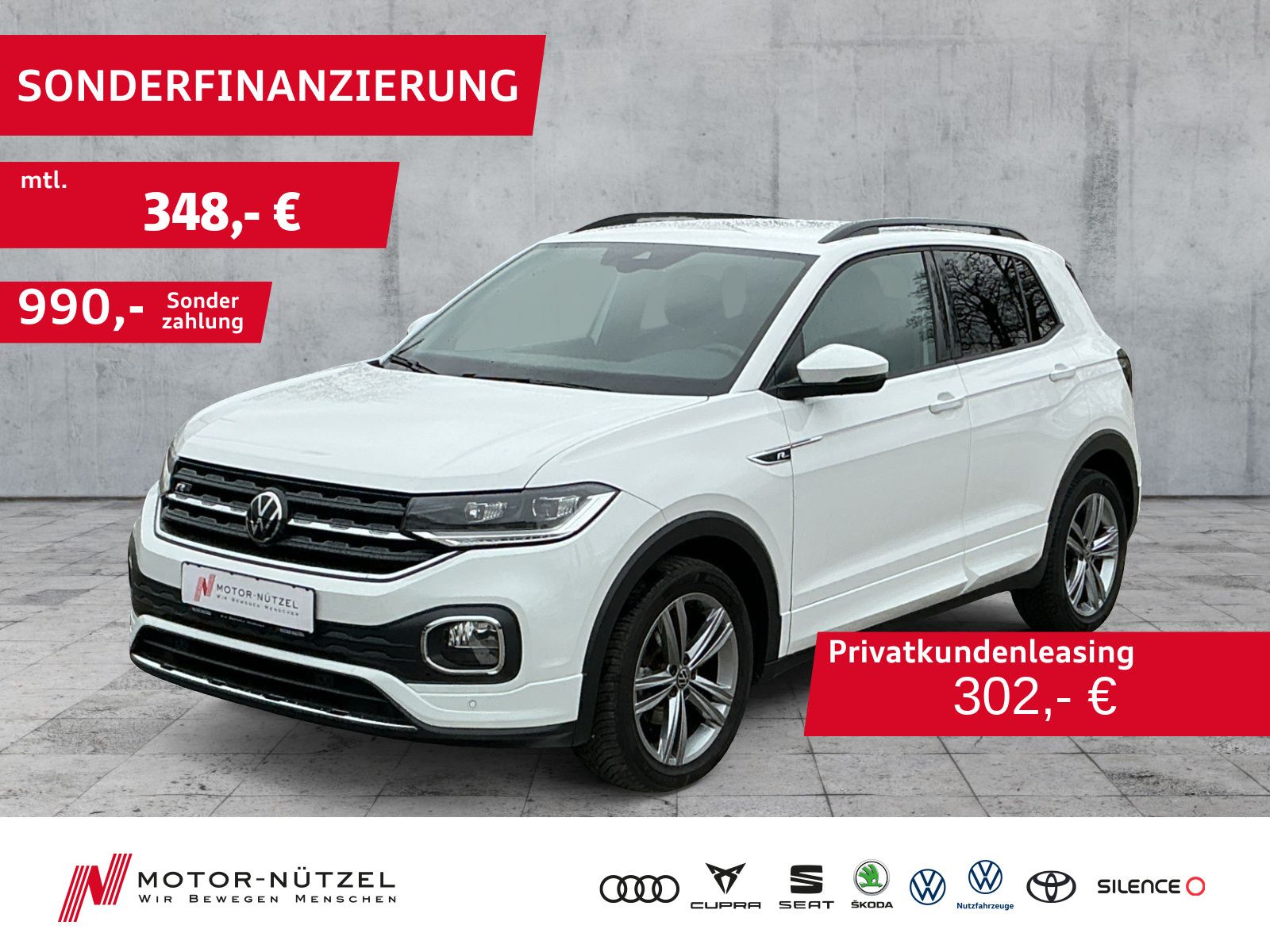 Volkswagen T-Cross 1.0 TSI DSG R-LINE LED+NAVI+APP+ACC+SHZ