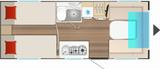 Bürstner Averso 535 TL Autark+GFK Dach u.Seitenw.+Dusche - Bürstner 535