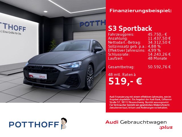 Audi S3 Sportback TFSI Q NAVI+ MATRIX PDC SITZHZG KAM