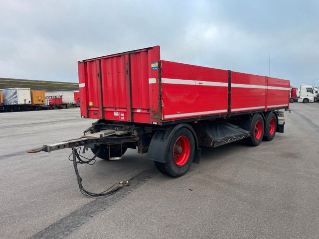 Krone 3 axle 24 t. Platform with Aluboard