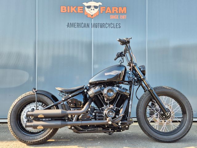 Harley-Davidson FXST°°M8 SOFTAIL°°ALL BLACK°°OLDSCHOOL CUSTOM°°