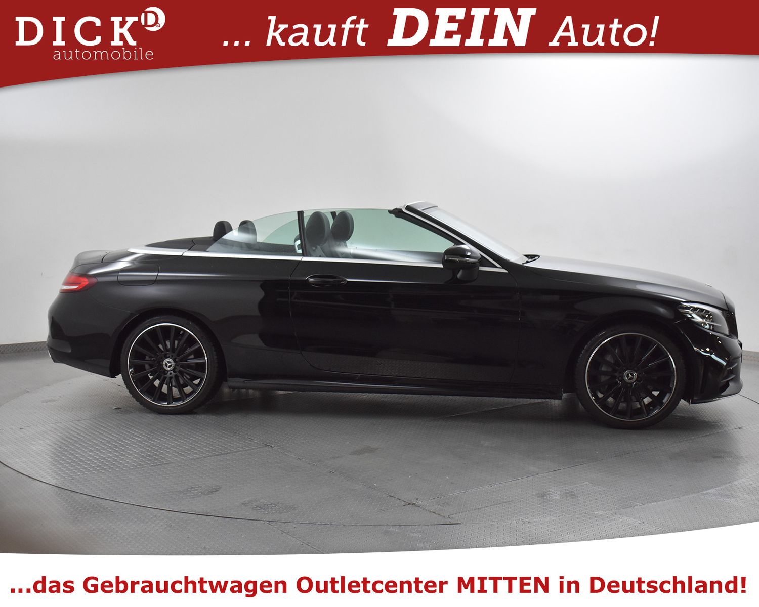 MERCEDES-BENZ C300 Cabrio 2X AMG LIne BURMES+LED+KAMER+AHK+19" - Image 2