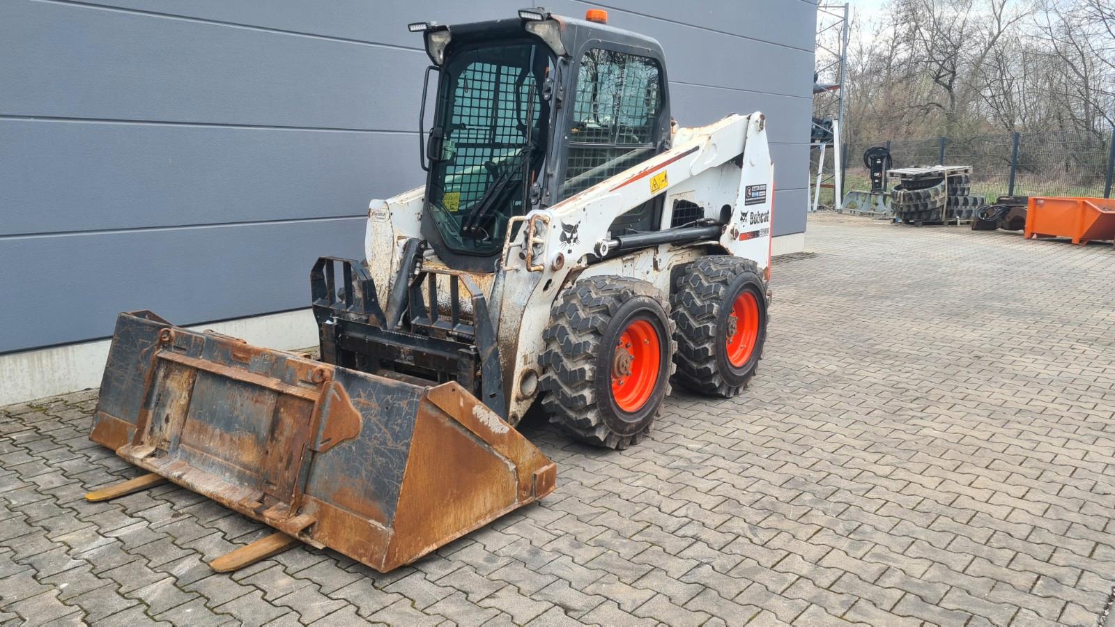 Bobcat S630 - Klima/AC  - Reifen 90% - Schaufel + Gabel