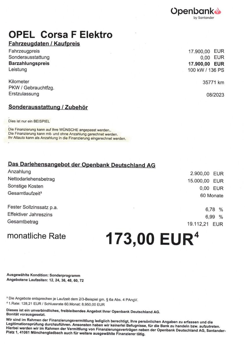 Opel Corsa F e Elegance >NAVI/PDC/TEMP< imagem 2