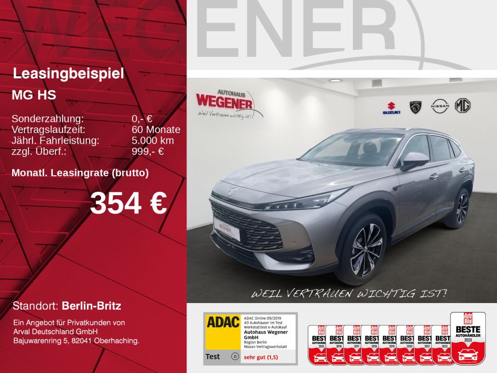 MG HS 1.5 T-GDi Hybrid+ Luxury |LED|360|CarPlay|ACC