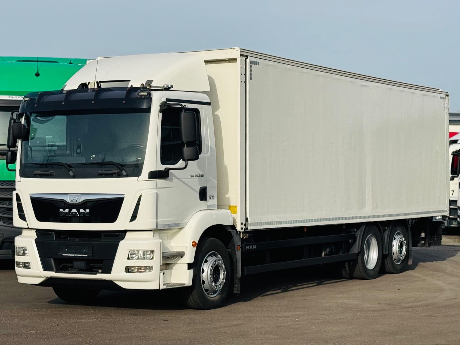 MAN TGM 26.340 L / LBW / AHK / LENKACHSE /  KAMERA