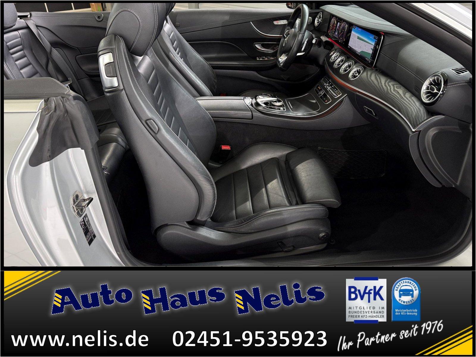 Mercedes-Benz E 200 Cabrio AMG-Line Airscarf Comand-Online Led