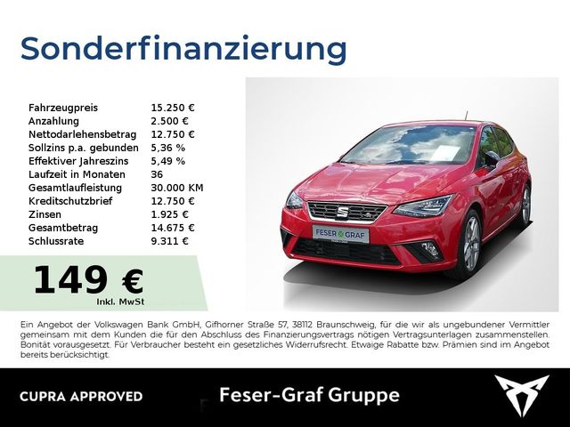 SEAT Ibiza FR 1.0 TSI NAVI/PDC+/KAMERA