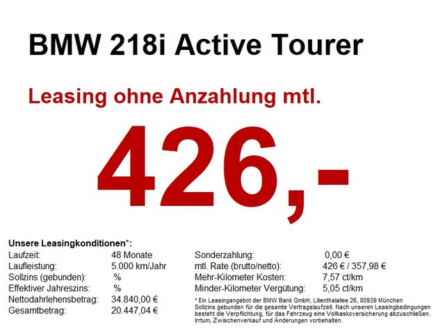 BMW 218i Active Tourer M Sportpaket