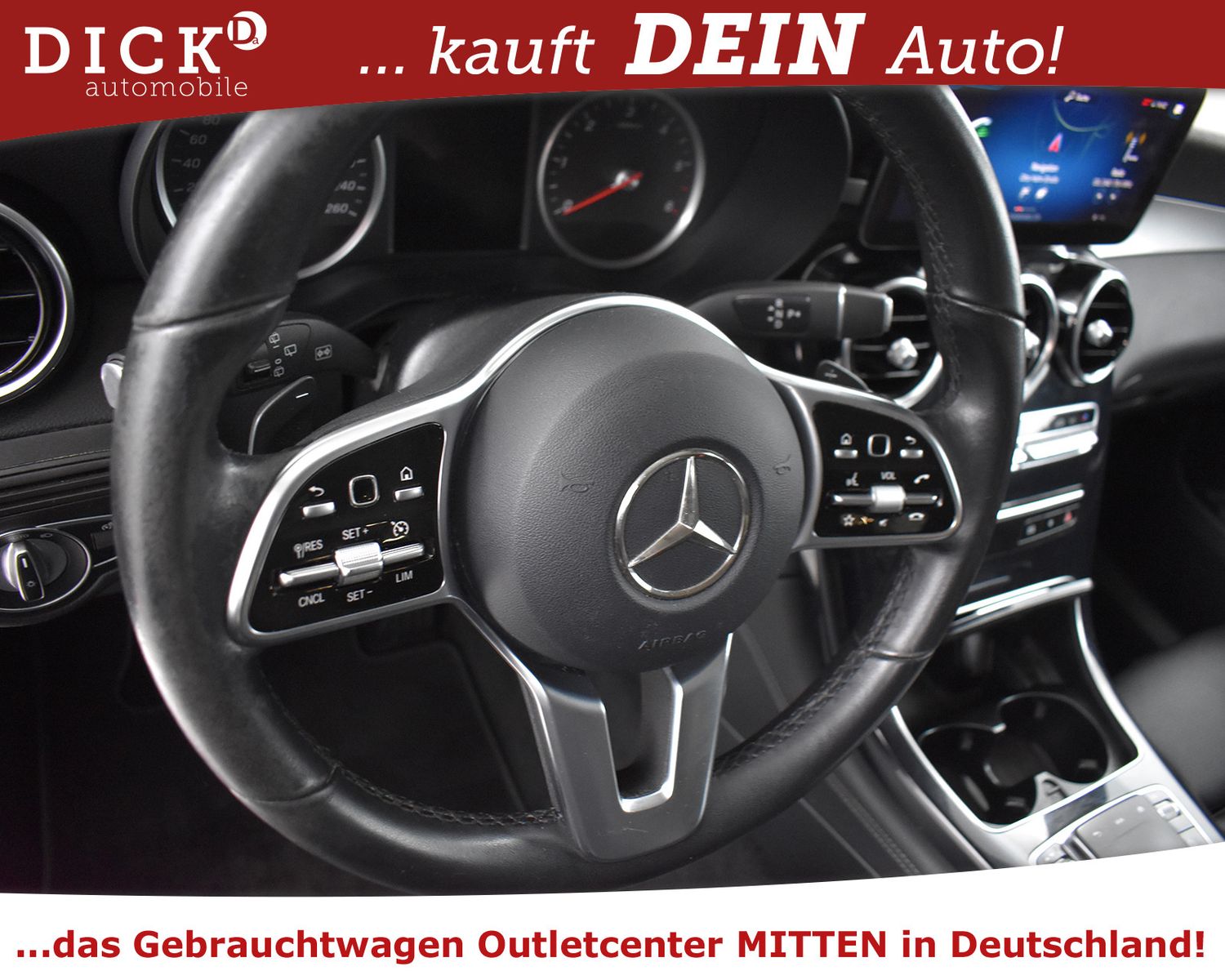 MERCEDES-BENZ GLC 300de 4M >STANDHZ+NAVI+KAM+LEDER+SHZ+LED+19" - Image 15