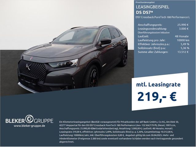 DS Automobiles DS7 Crossback PureTech 180 Performance Line+