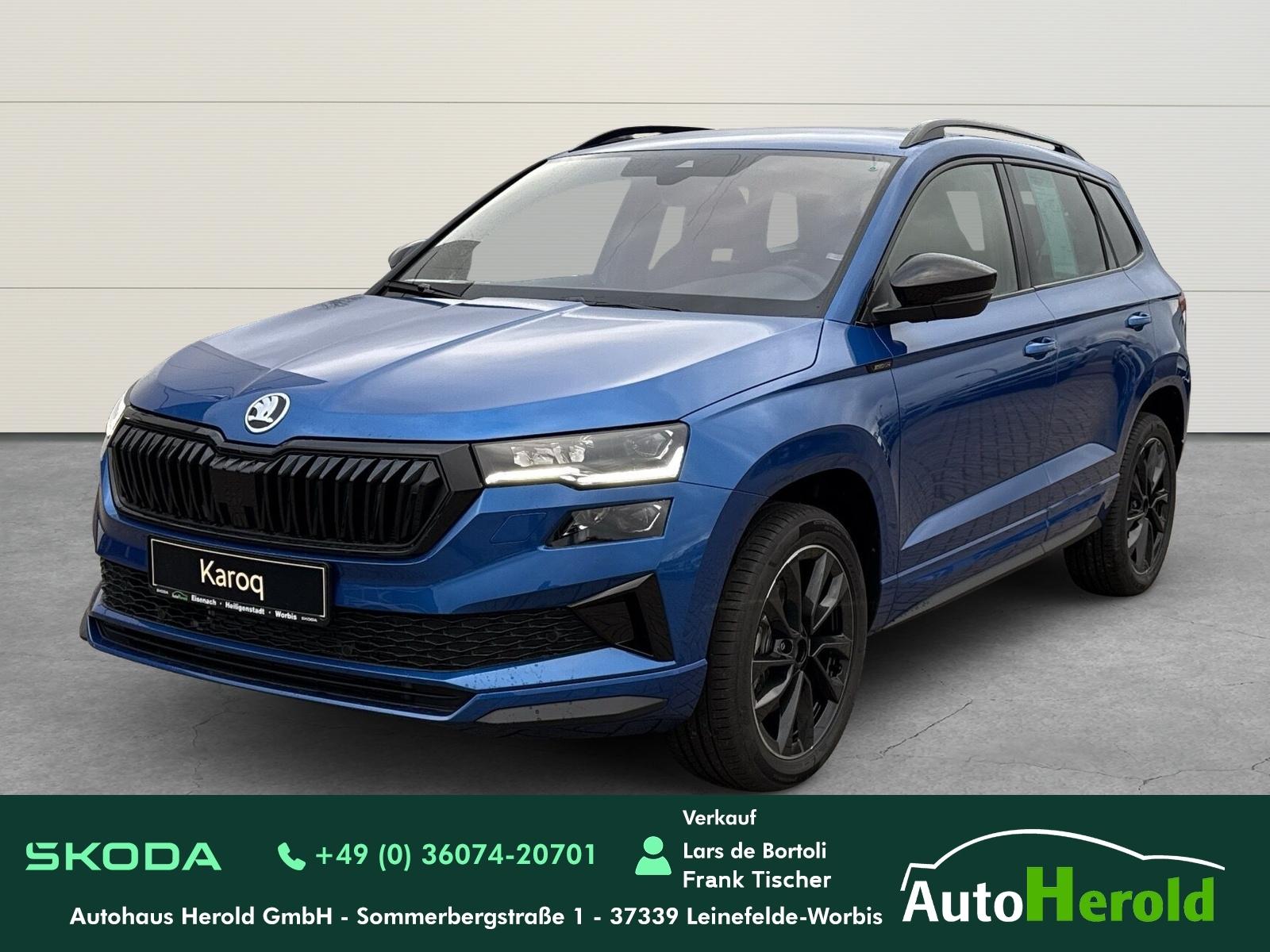 Skoda Karoq Sportline 1.5TSI +DSG+AHK+ACC+CANTON+RKF