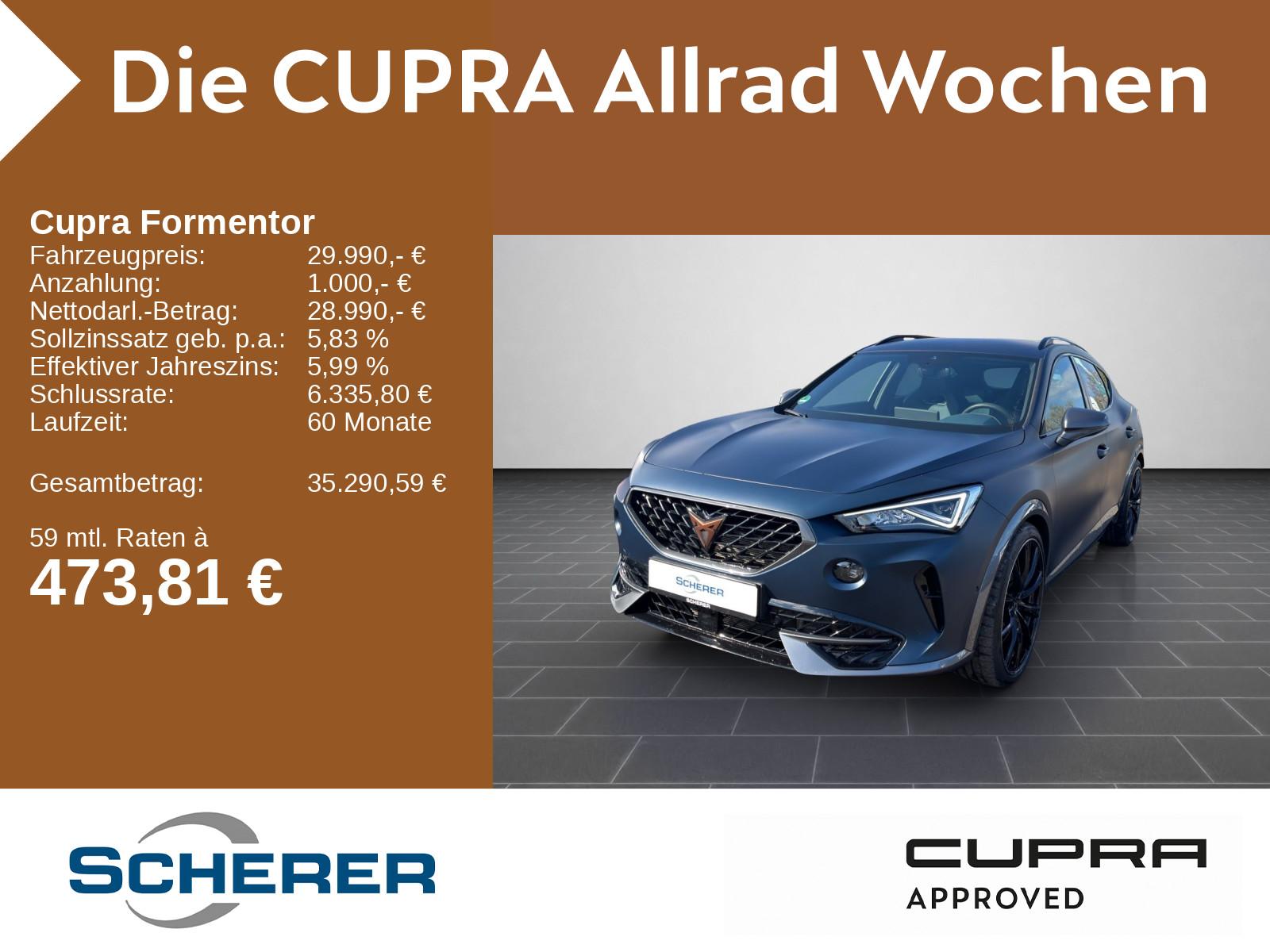 Cupra Formentor VZ 2.0 TSI DSG BREMBO LEDER SHZ BEATS