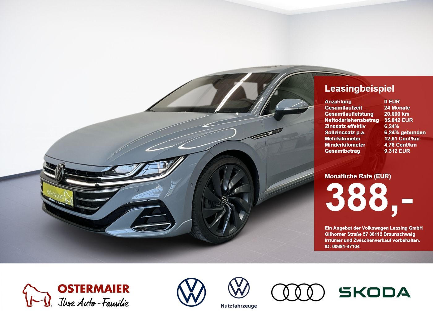 VW Arteon Shootingbrake R-LINE 2.0TDI 200PS DSG ACC