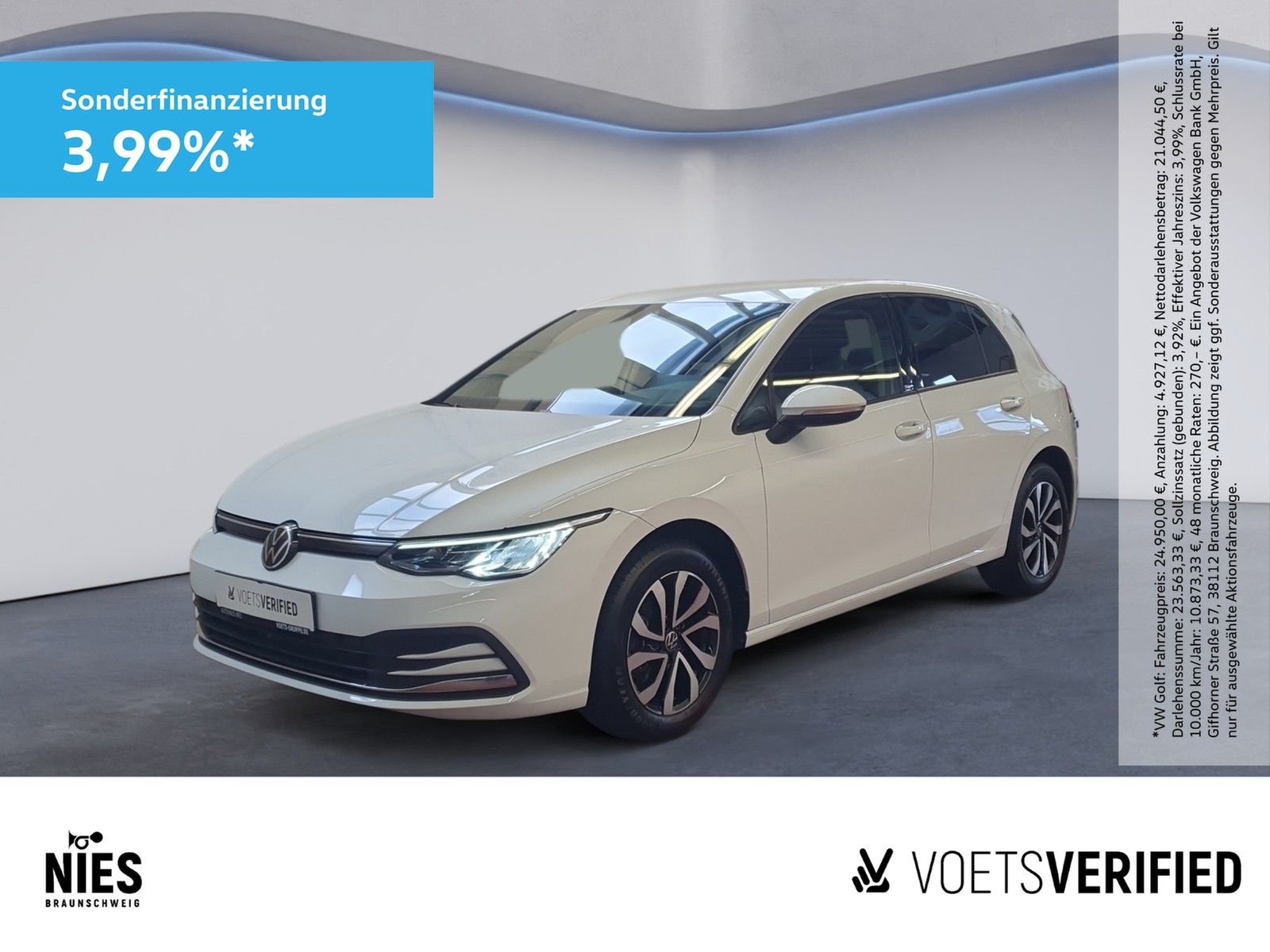 Volkswagen Golf VIII Life 2.0 TDI DSG RearView+ACC+NAVI