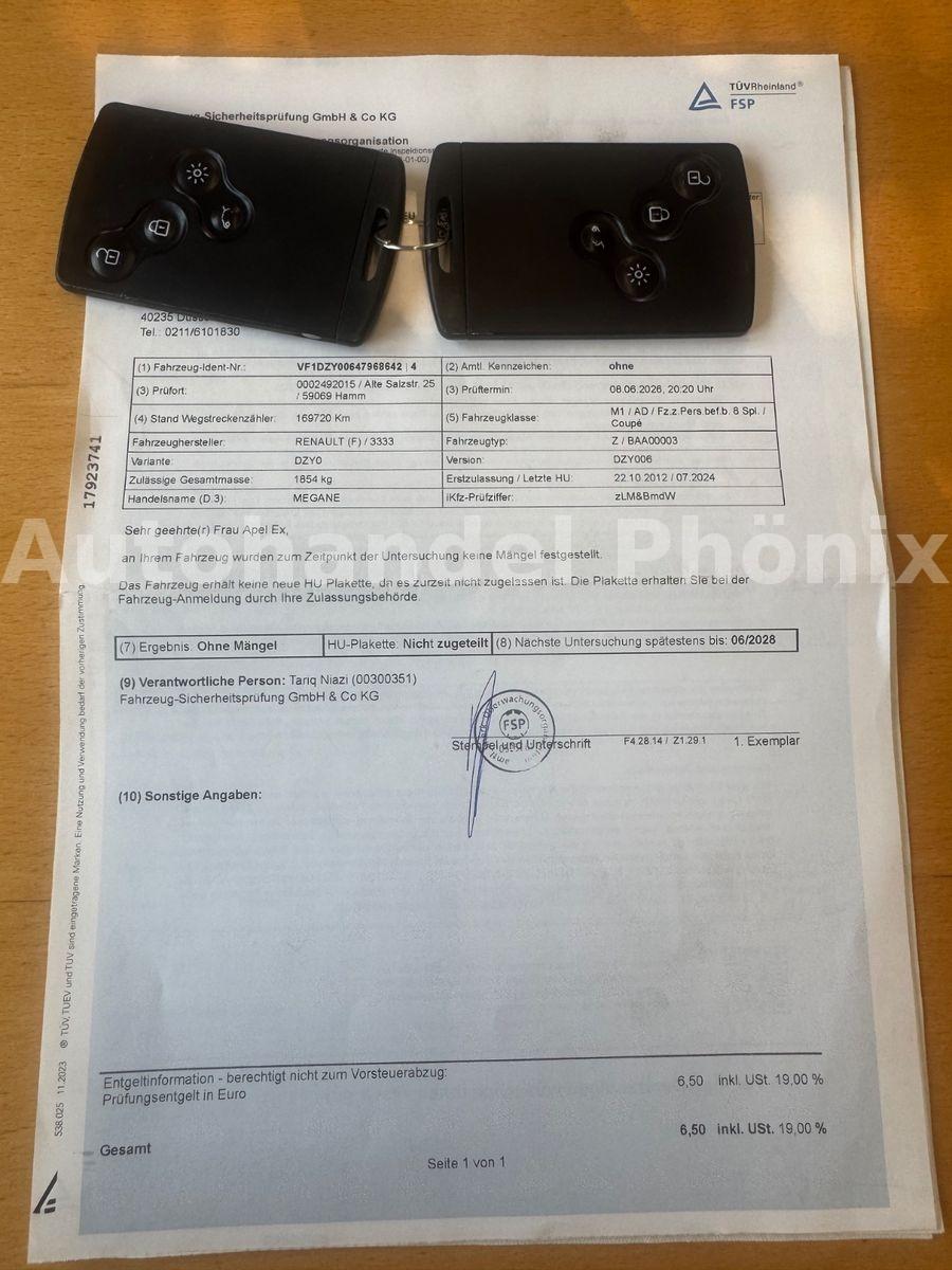 Renault Megane III Coupe GT Sport*TÜV 06.2028*GARANTIE*