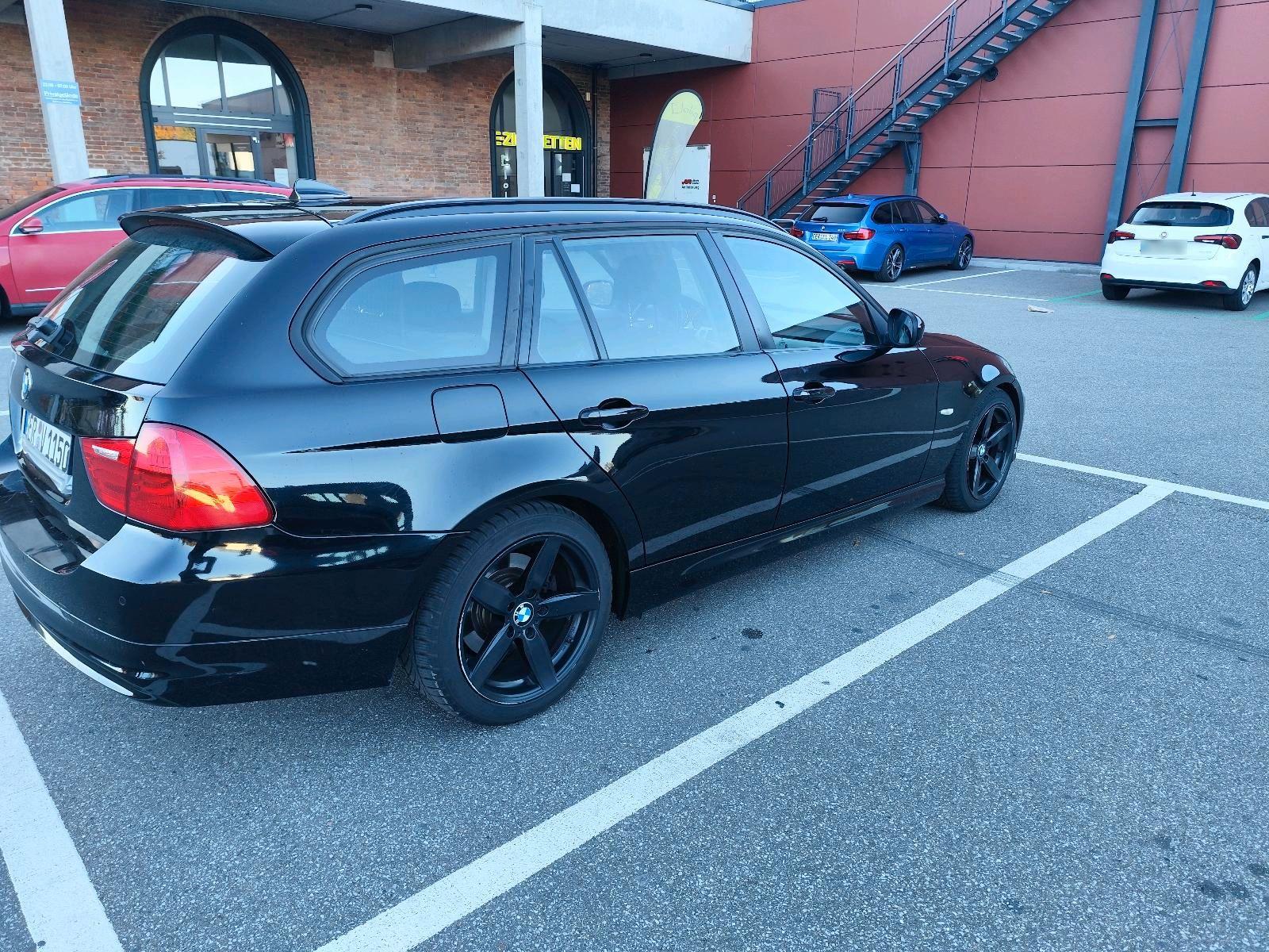 BMW 318 2010 — rear view