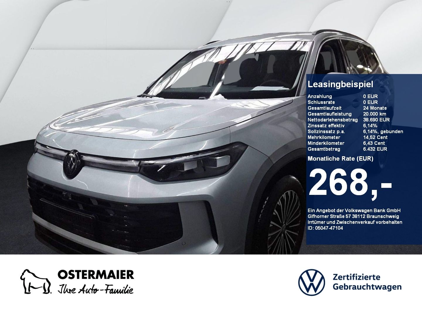 Volkswagen Tayron LIFE 2.0TDI 193PS DSG 4M ACC.AHK.AREA-VIE