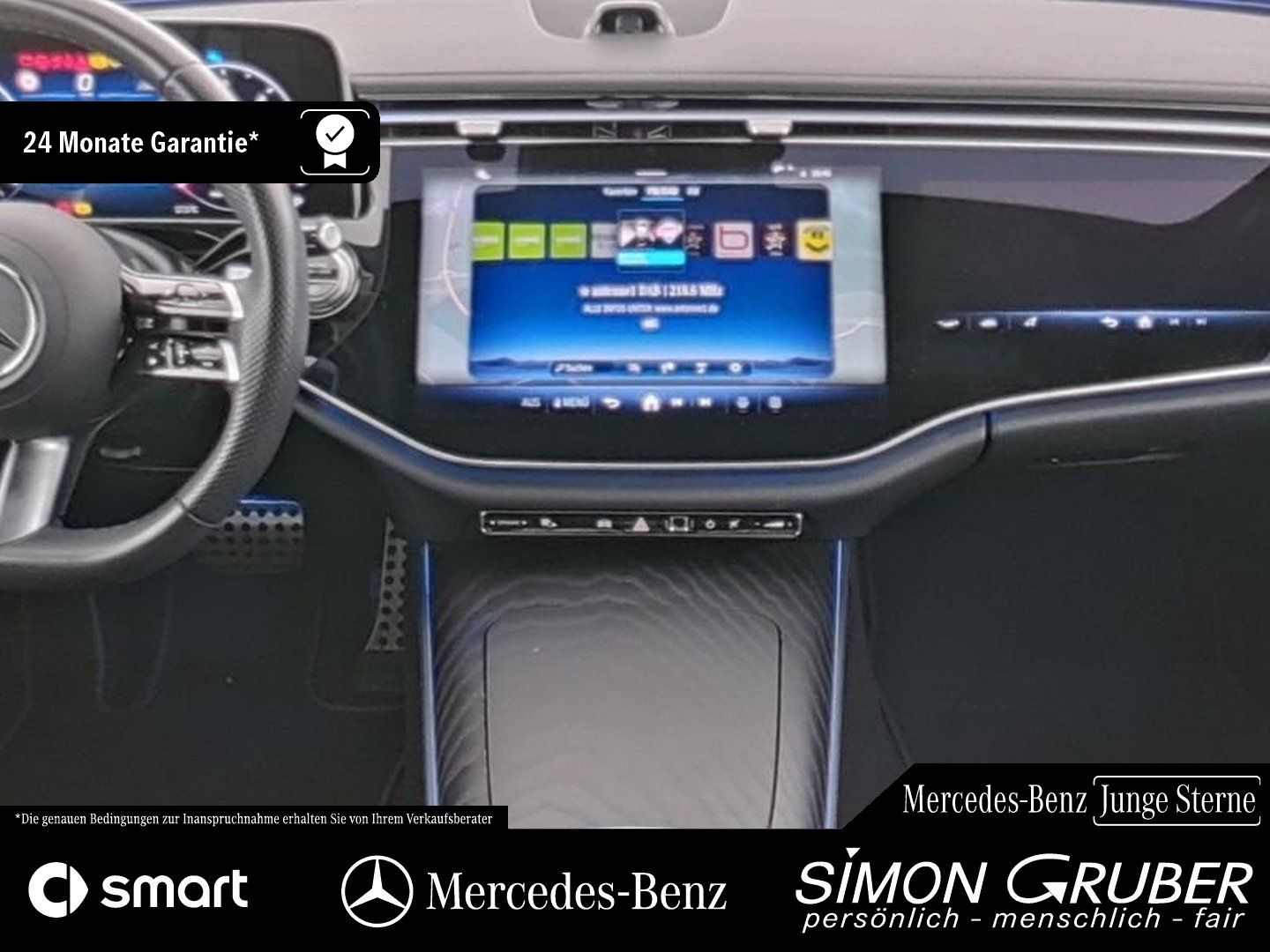 Fahrzeugabbildung Mercedes-Benz E 220 d AMG Night Pano Superscreen Burm 20 Zoll