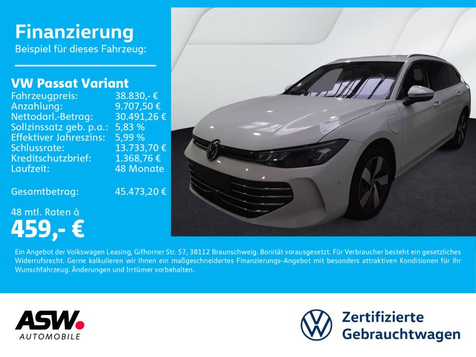 Volkswagen Passat Business 1.5 electric TSIDSG LED AHK HUD foto 1