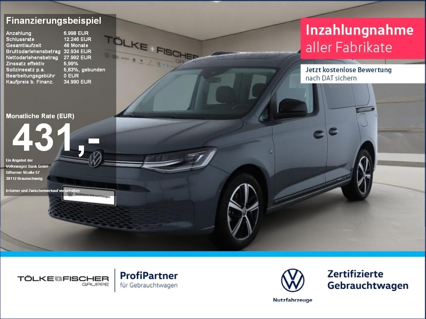 Volkswagen Caddy 1.5 TSI Dark Label Pano ACC AUT Navi Pano