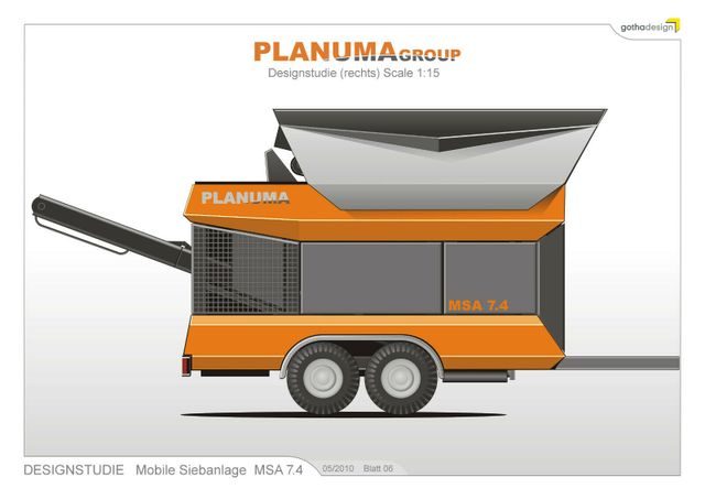 Autres Projekt  mobiles Trommelsieb Siebanlage