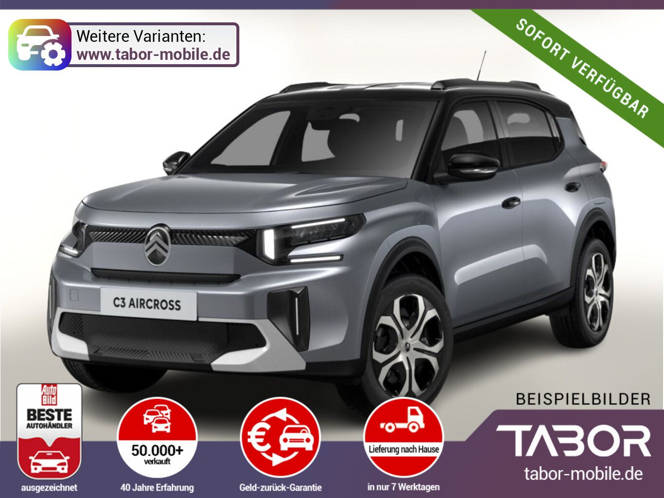 Citroën C3 Aircross PLUS 7S Kam PDC CarP PrivG UVP-17%*
