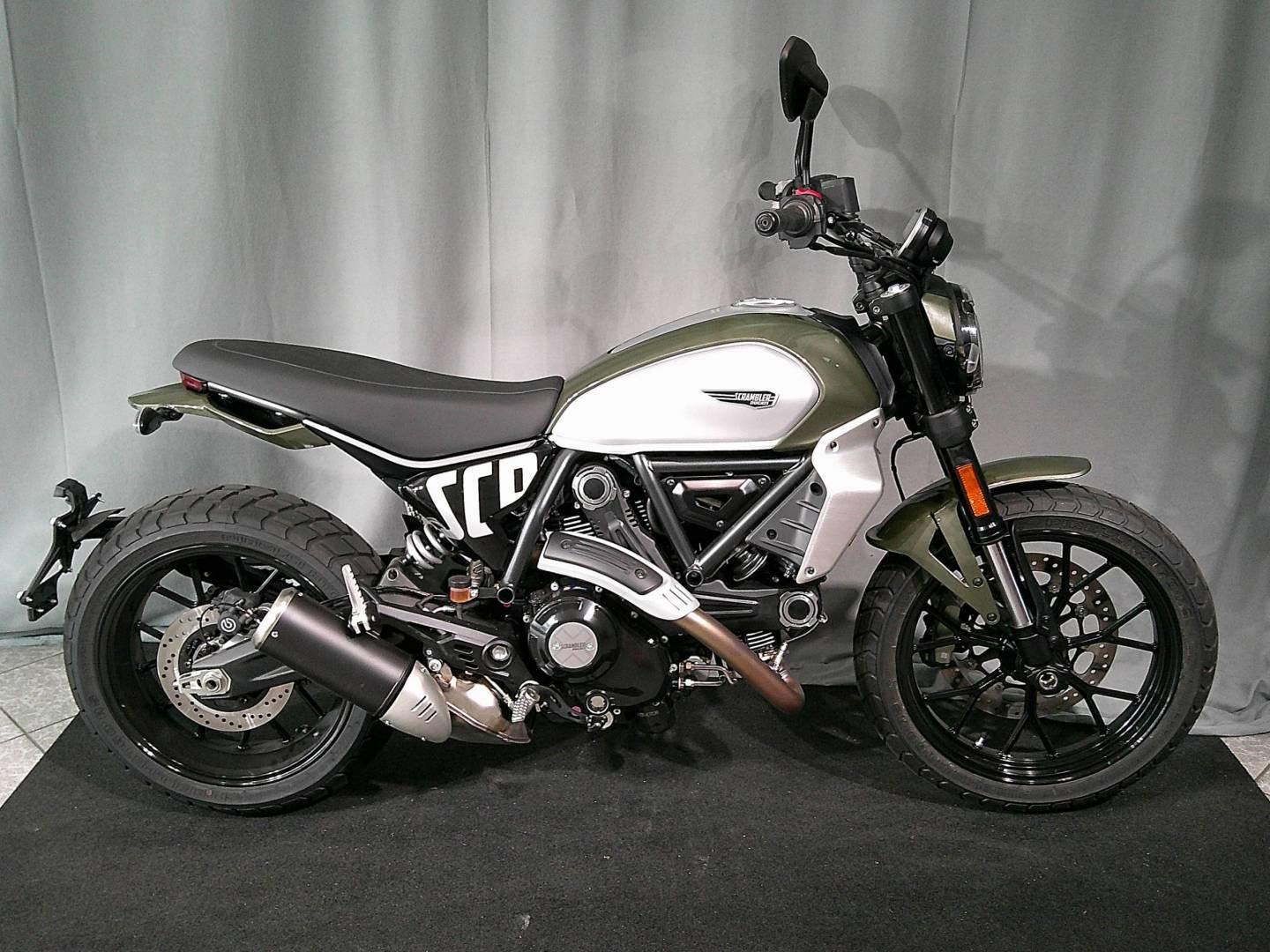 Ducati Scrambler Icon Storm Green, TOP Zustand, nur 450