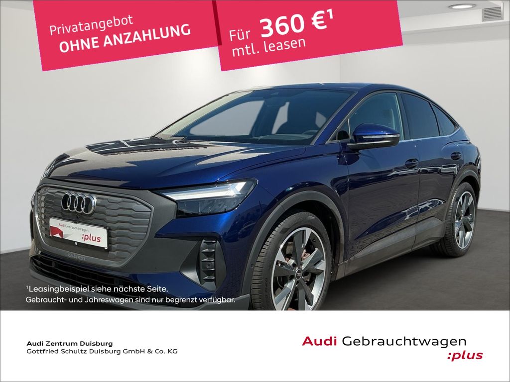 Audi Q4 e-tron Sportback HUD Digitales Cockpit LED AC