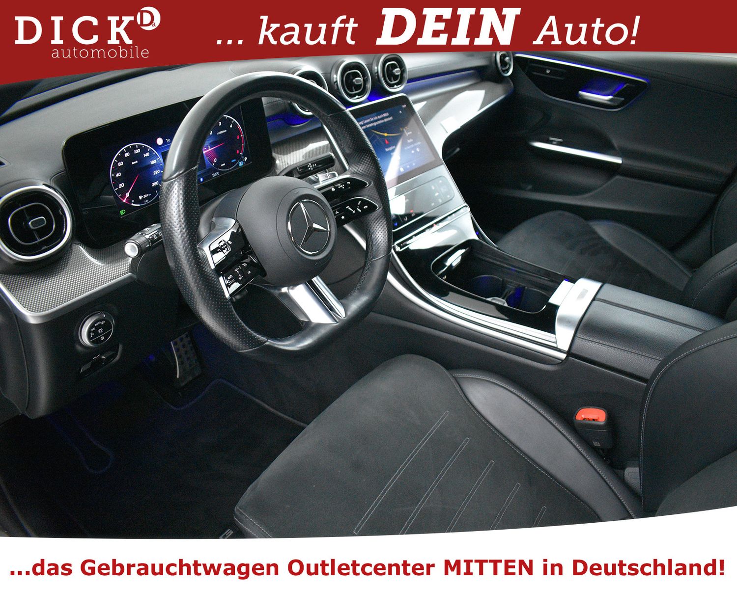 MERCEDES-BENZ C220d T 2X AMG Line NAVI+KAM+ADVEN+LED+WIDESC+19 - Image 12