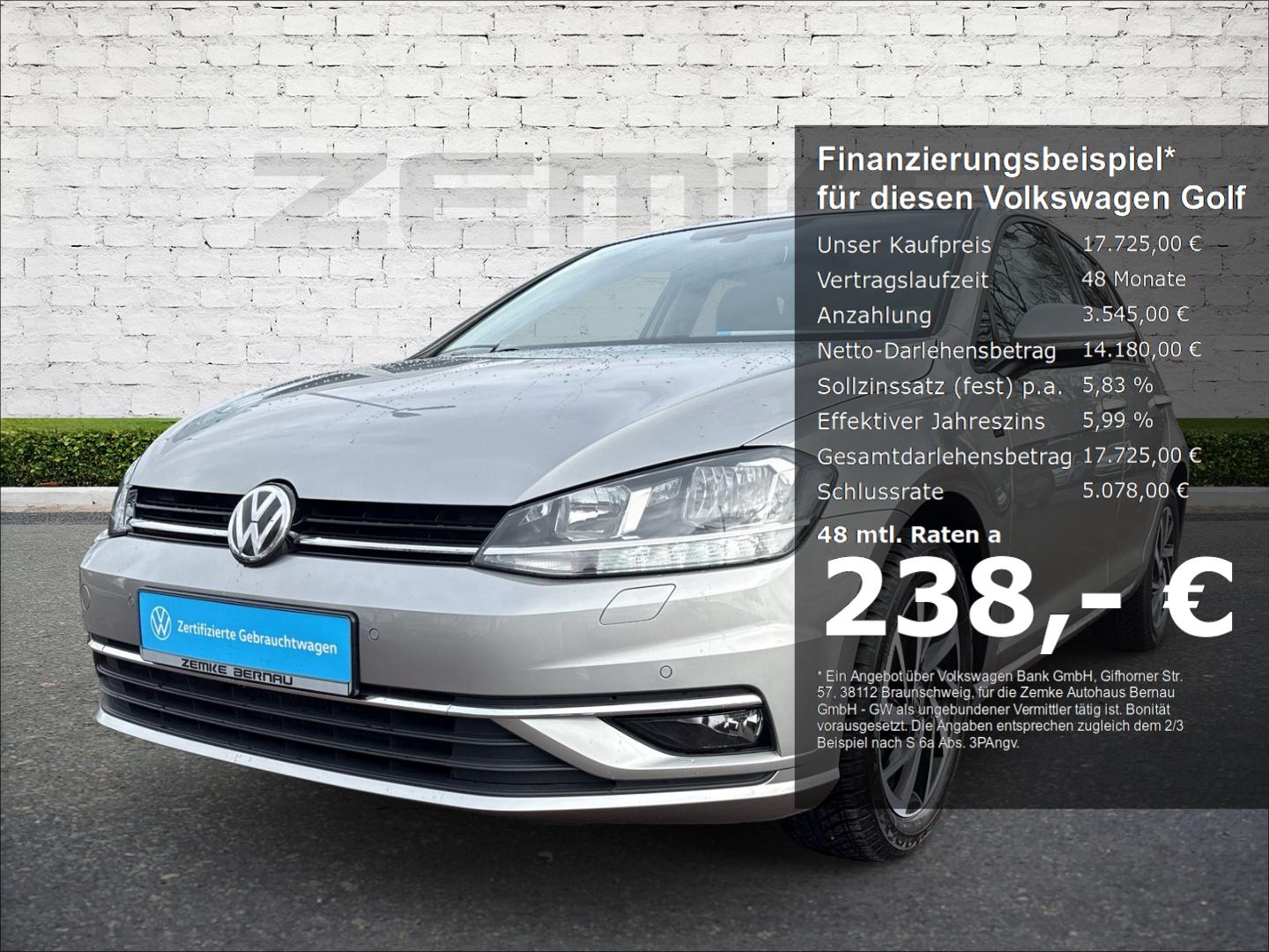 Volkswagen Golf VII 1.0 TSI DSG Join Navi Sperrdiff. ACC Me