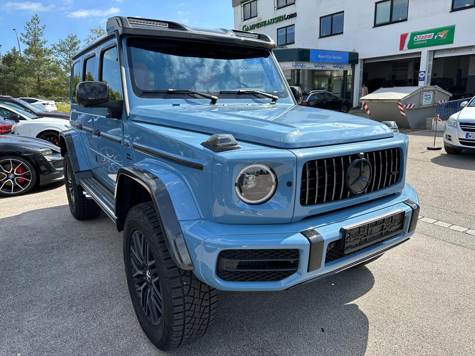 Mercedes-Benz G 63 AMG 4x4/Vintage Blue/Classic Red/Carbon... – 6