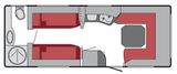 Tabbert Puccini 560 UEB - fast Vollausstattung-Heckbad - Tabbert Wohnwagen Klimaanlage