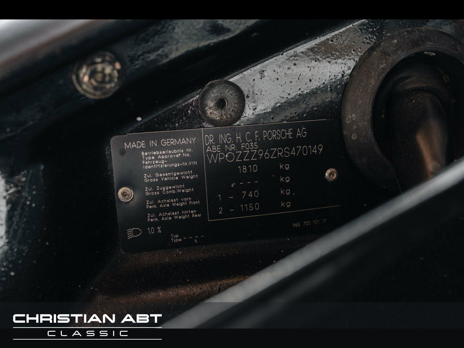 Fahrzeugabbildung Porsche 964 3.6 Turbo WLS Bad Boys * deutsches Fahrzeug