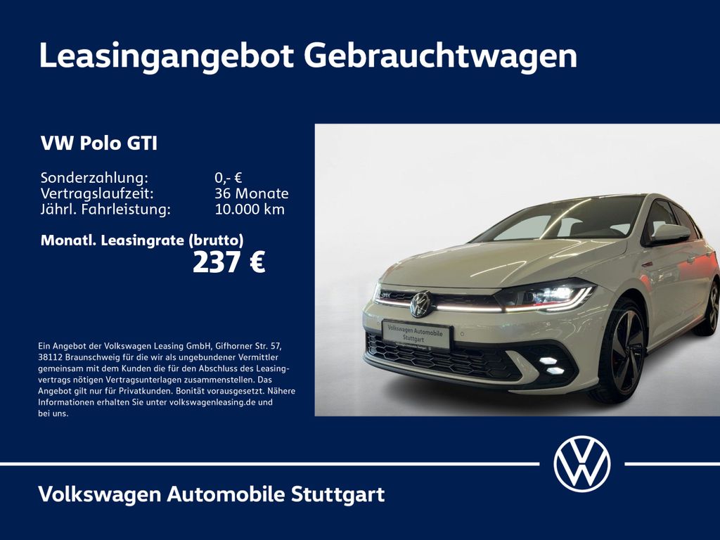 Polo GTI 2.0 TSI DSG ACC Kamera Pano LED Navi